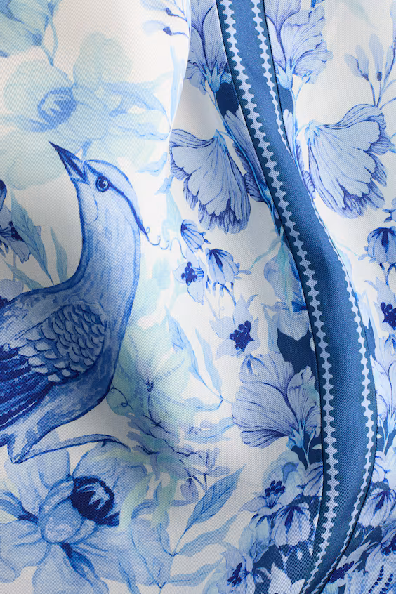 Брюки из лиоцелла с принтом