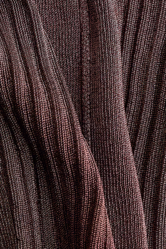 Блестящая свитер в рубчик h&m