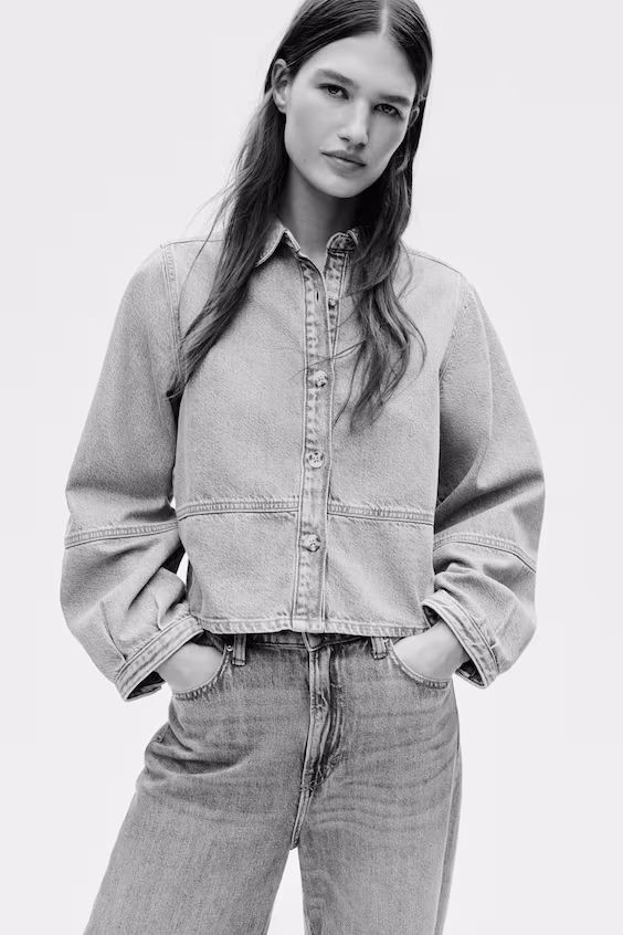 Джинсовая рубашка