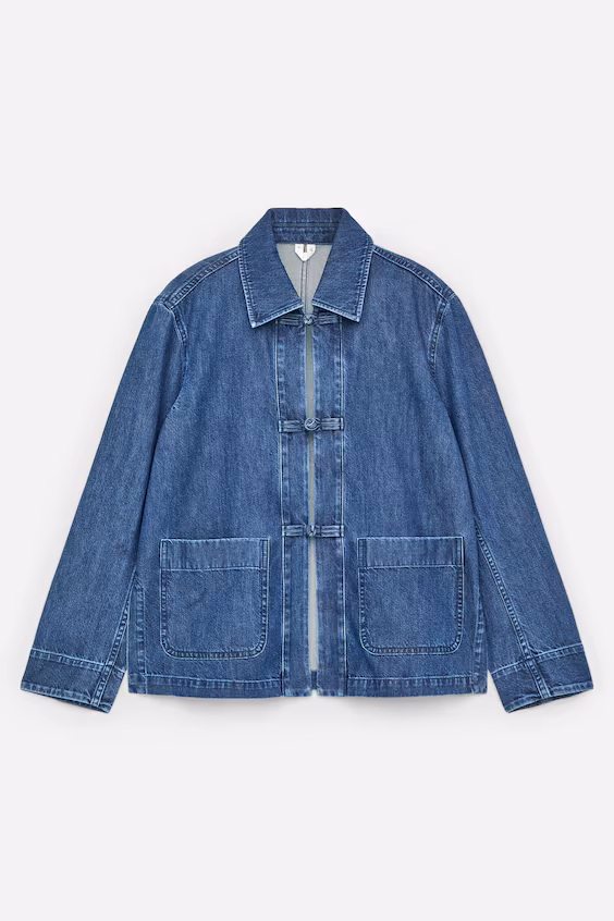 Жакет из джинсовой ткани