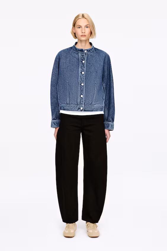 Джинсовая жакет-рубашка