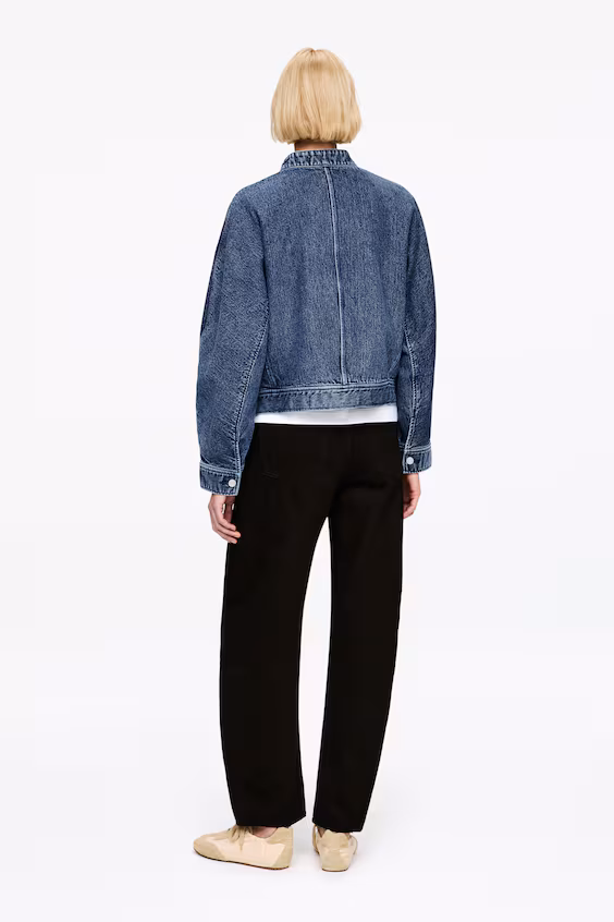 Джинсовая жакет-рубашка