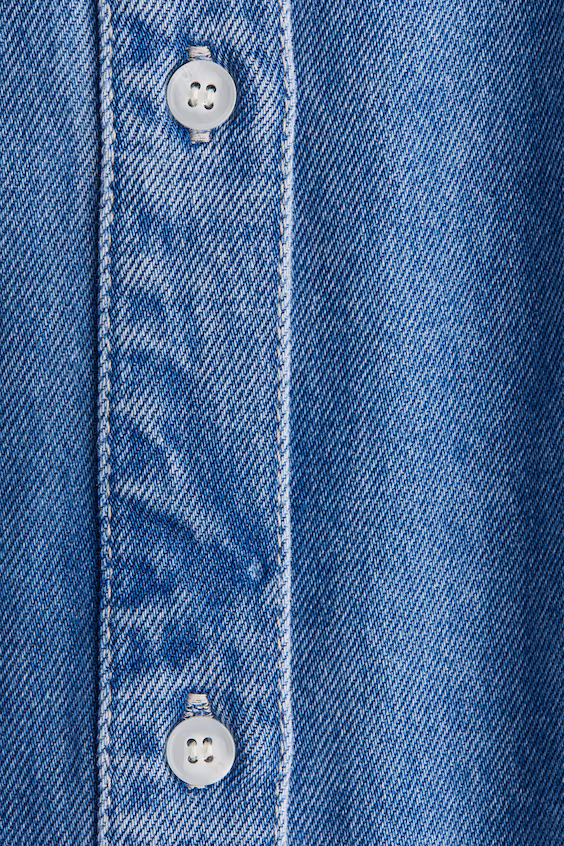 Oversize рубашка из джинсы