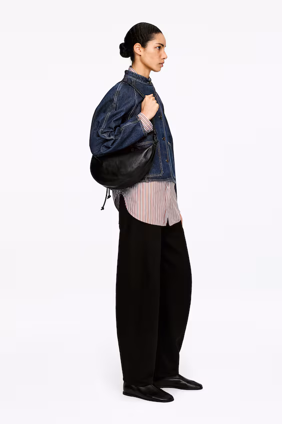 Джинсовая рубашка-жакет