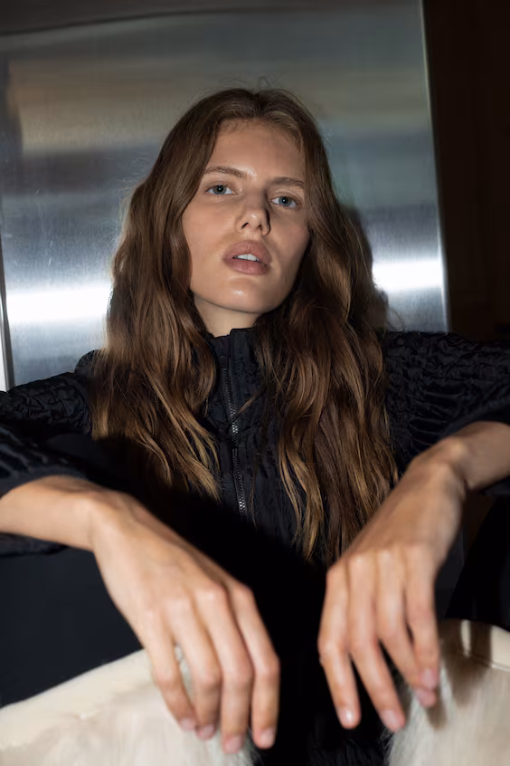 Пуховой утепленный пальто с технологией thermomove™