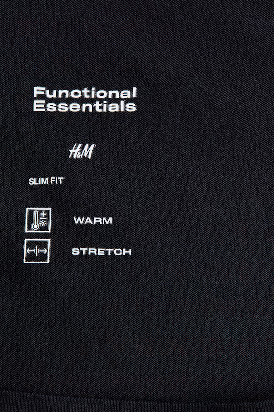 Футболка длинными рукавами warming slim fit