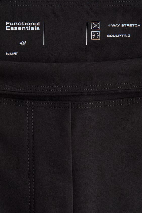 Брюки-клеш из четырехсторонней эластичной ткани