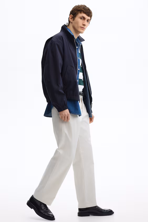 Широкие брюки chino relaxed fit