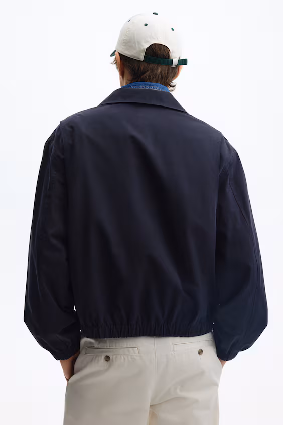 Пальто из хлопка с воротником