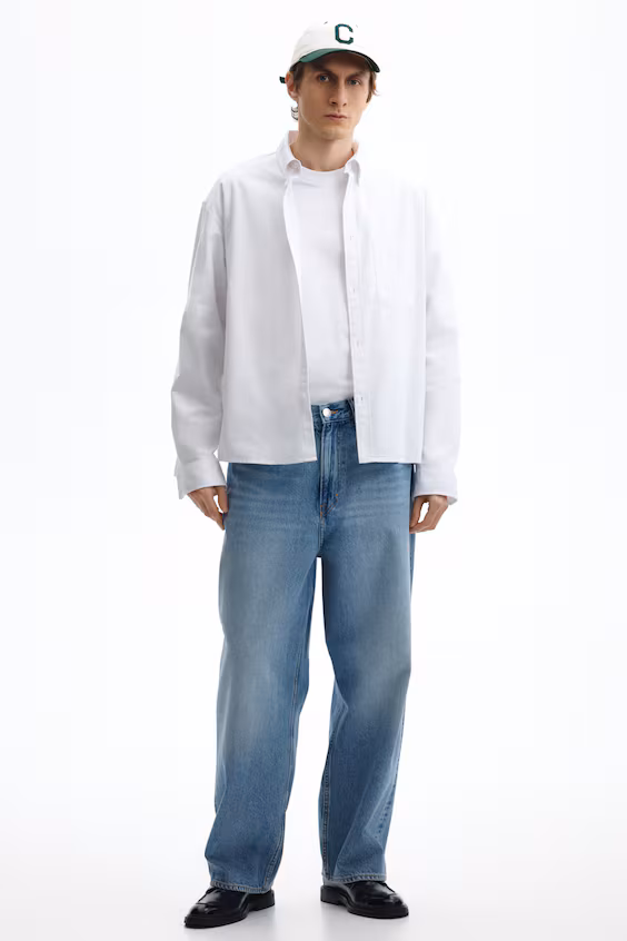 Рубашка oxford свободного кроя