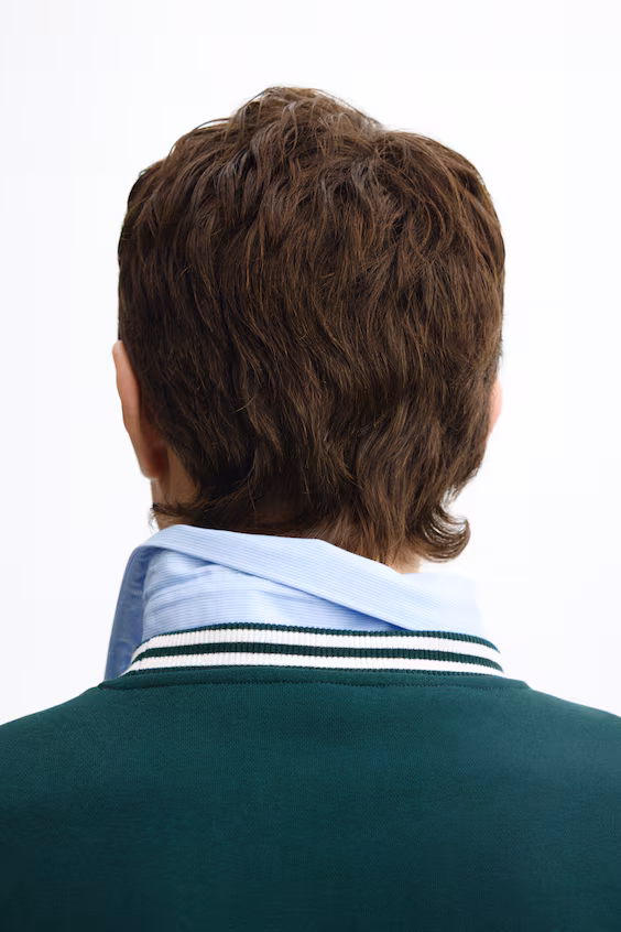 Толстовка с принтом свободного кроя