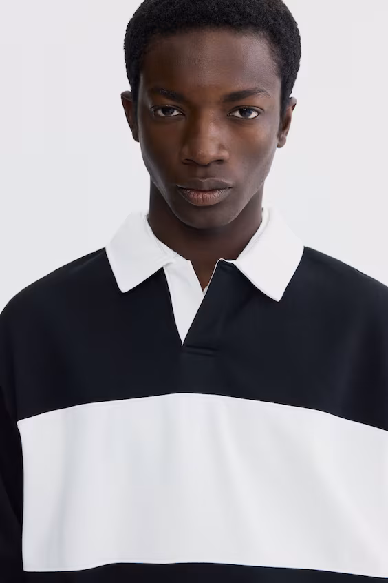 Свитер реглан свободного кроя в техническом меланже