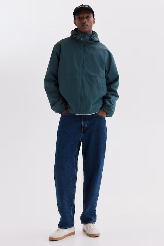 Ветровка из нейлона с водоотталкивающей пропиткой