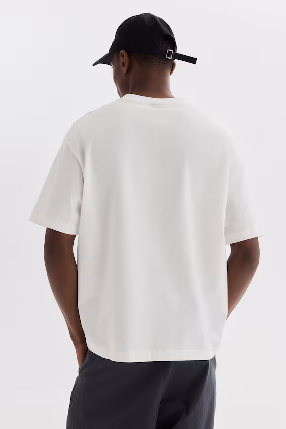 Футболка с принтом свободного кроя