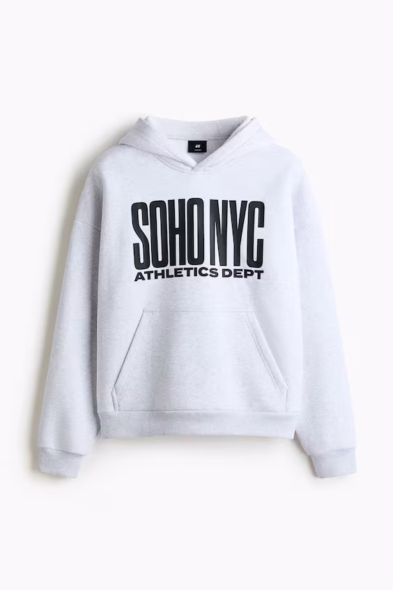 Худи с капюшоном свободного кроя