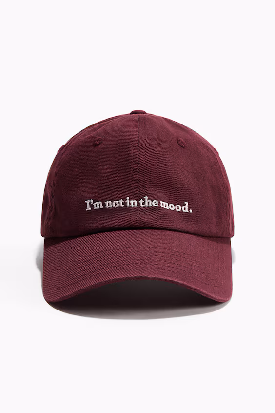 Бейсболка из хлопкового холста