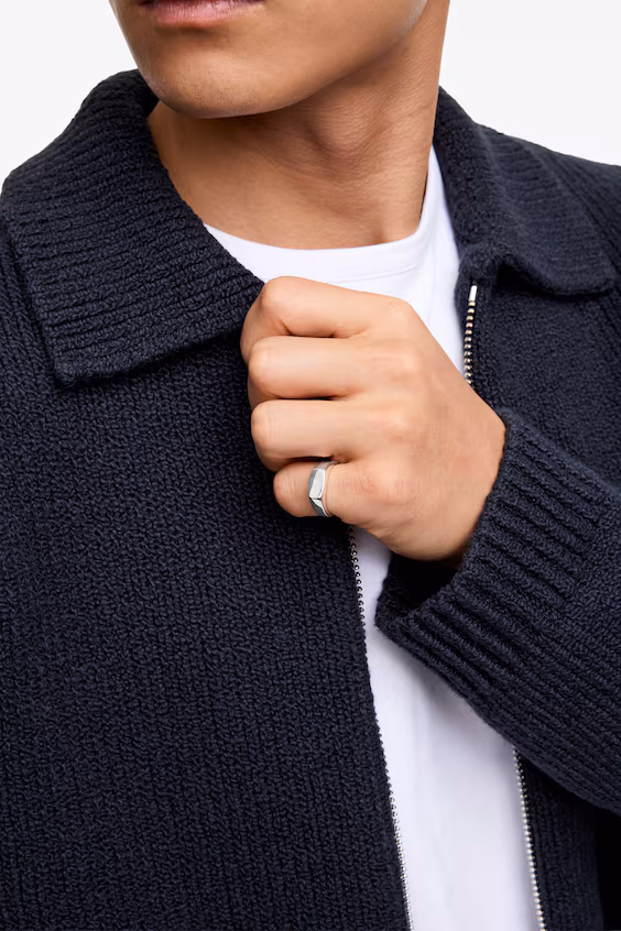 Печатное кольцо из серебра