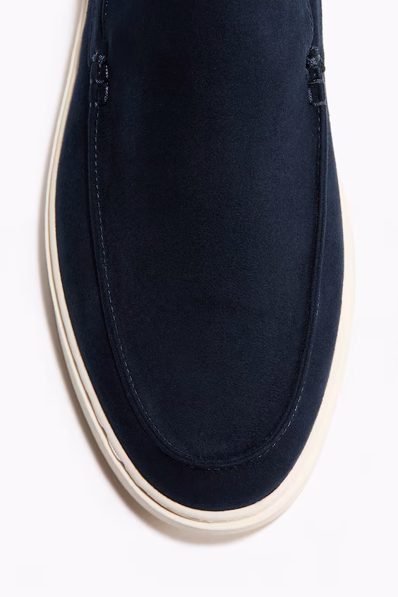 Лоферы с мокасинной строчкой