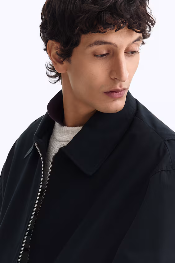 Куртка из хлопка с воротником