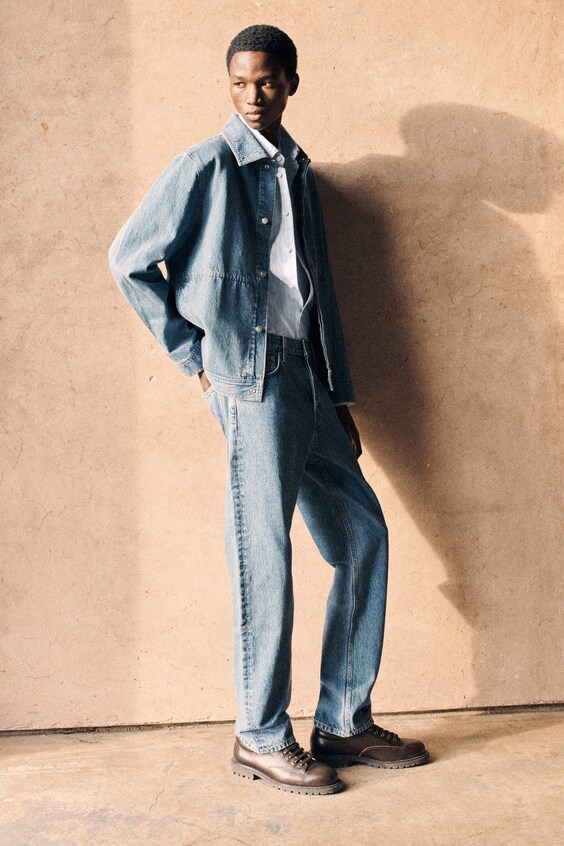 Минималистичный джинсовый кардиган