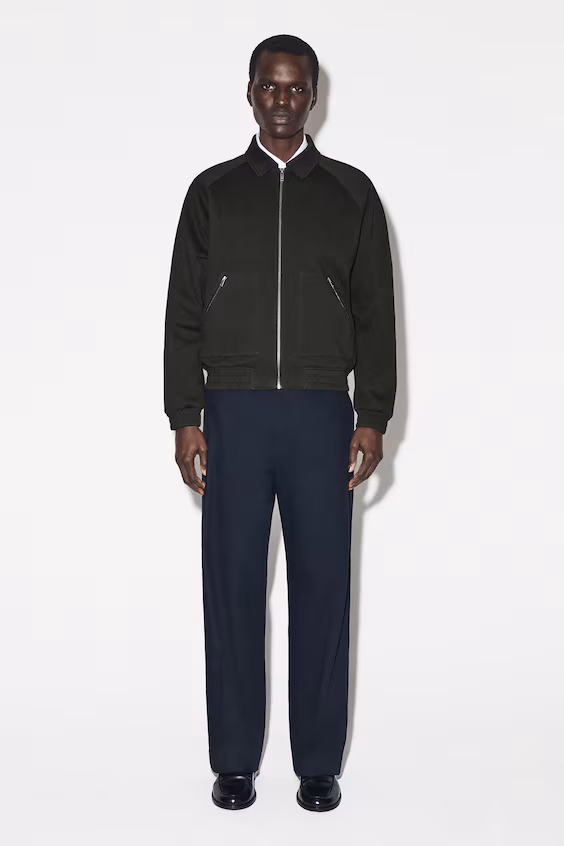 Бомбер из хлопкового джерси