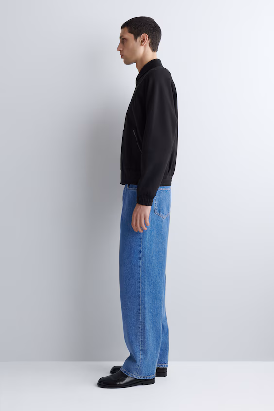 Бомбер из хлопкового джерси