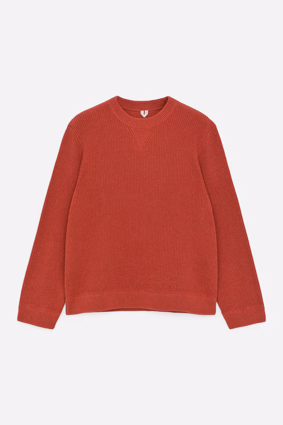 Свитер из хлопка и льна