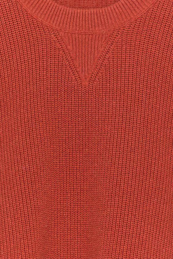 Свитер из хлопка и льна