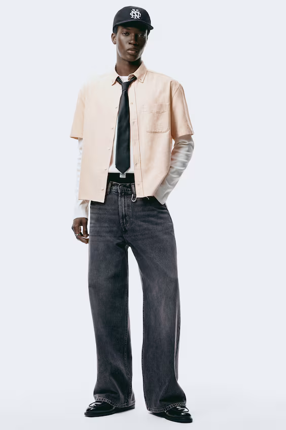 Джинсы wide jeans