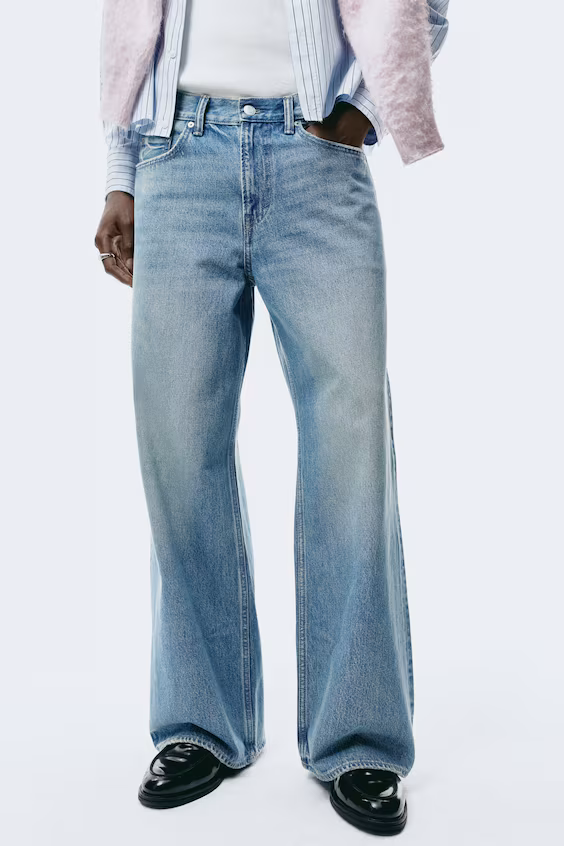 Джинсы wide jeans