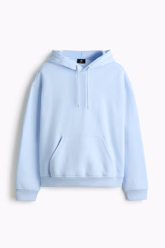 Худи свободного кроя с капюшоном