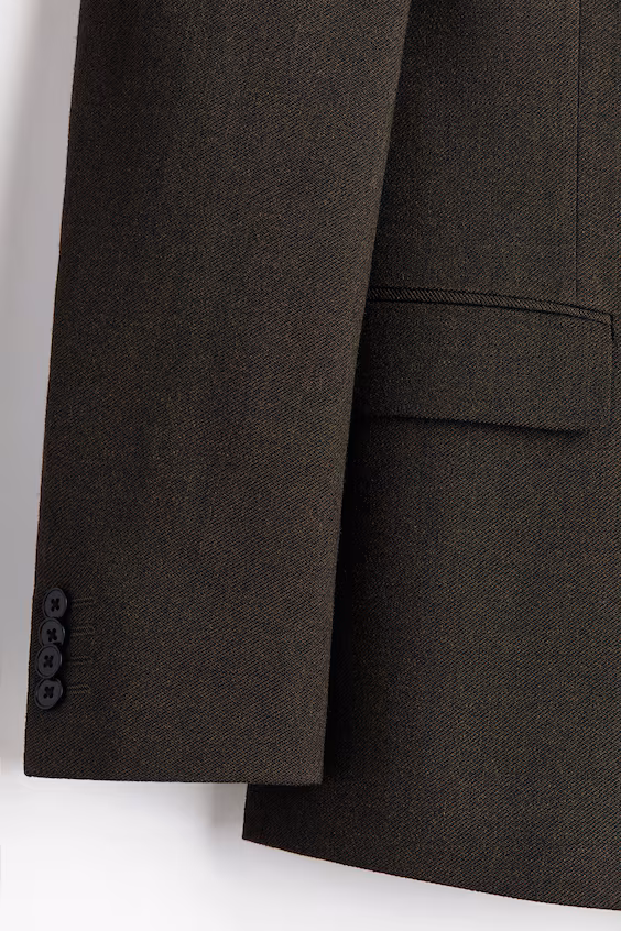 Пальто приталенное из шерстяной смеси с regular fit