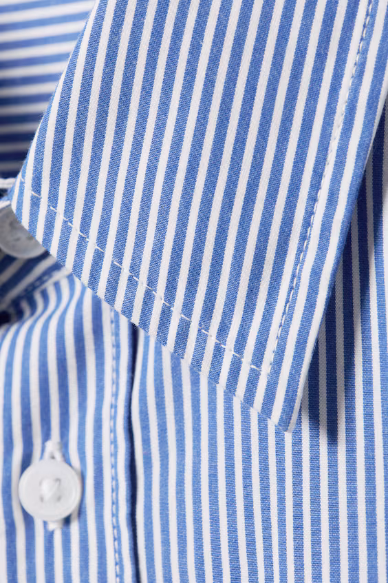 Рубашка из хлопка с короткими рукавами и свободным кроем relax fit