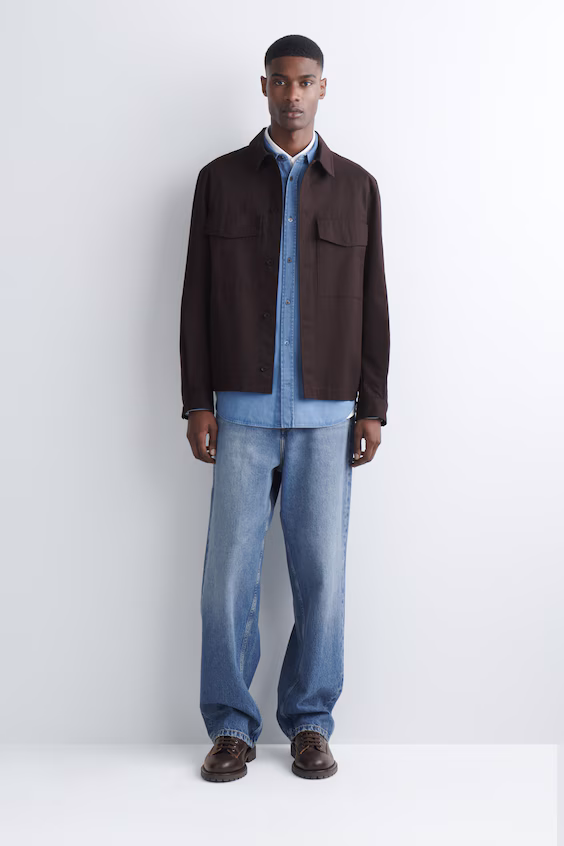 Джинсовая рубашка