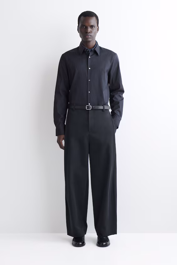 Рубашка с карманами из хлопка