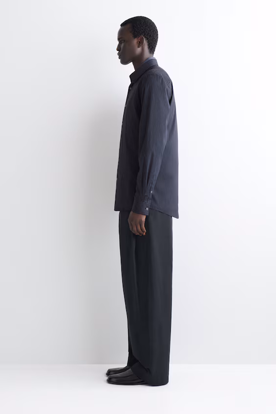 Рубашка с карманами из хлопка