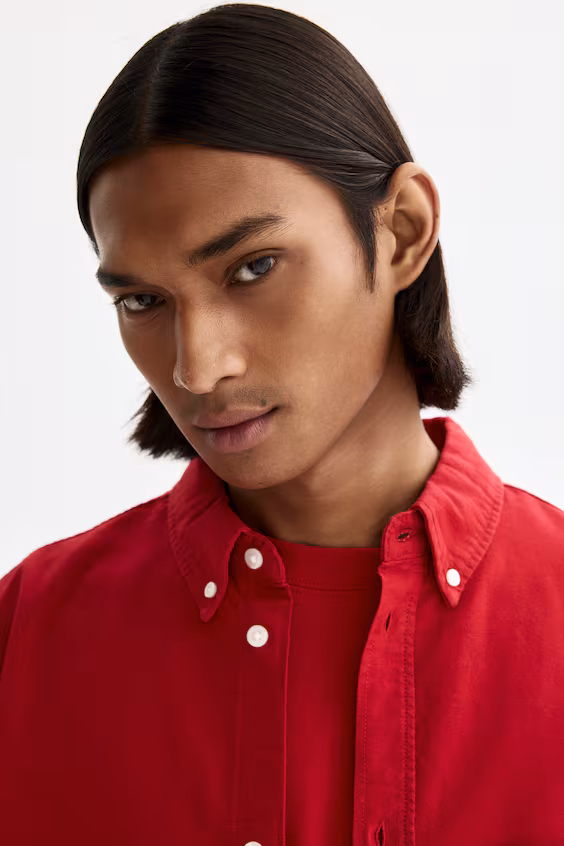 Рубашка oxford свободного кроя