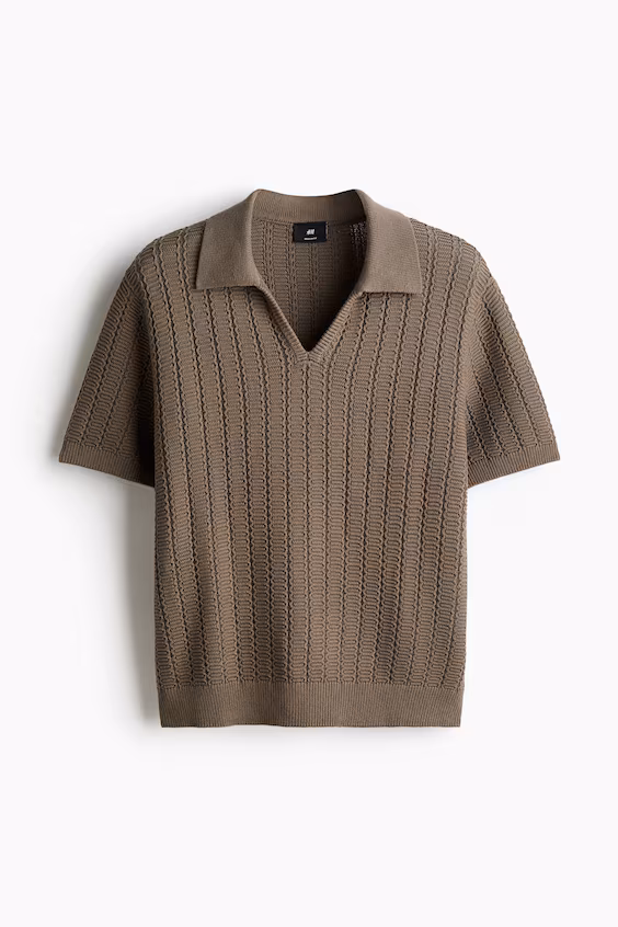 Поло из мягкой ткани с классической посадкой