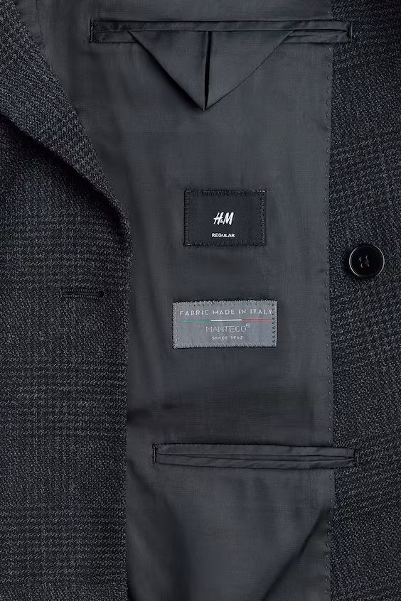 Пальто прямого кроя из смеси шерсти regular fit