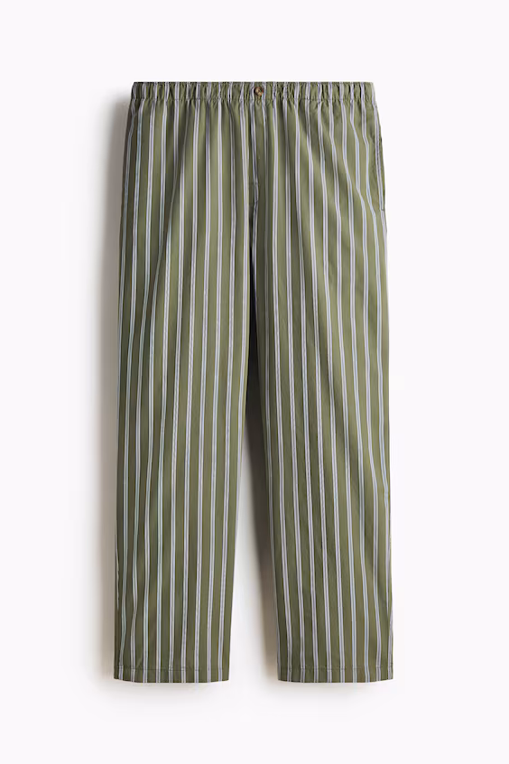 Пижама из поплина: рубашка и брюки