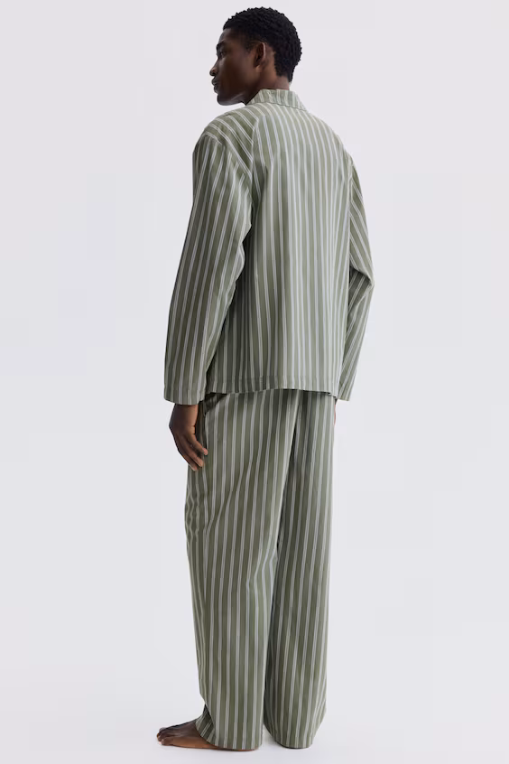 Пижама из поплина: рубашка и брюки