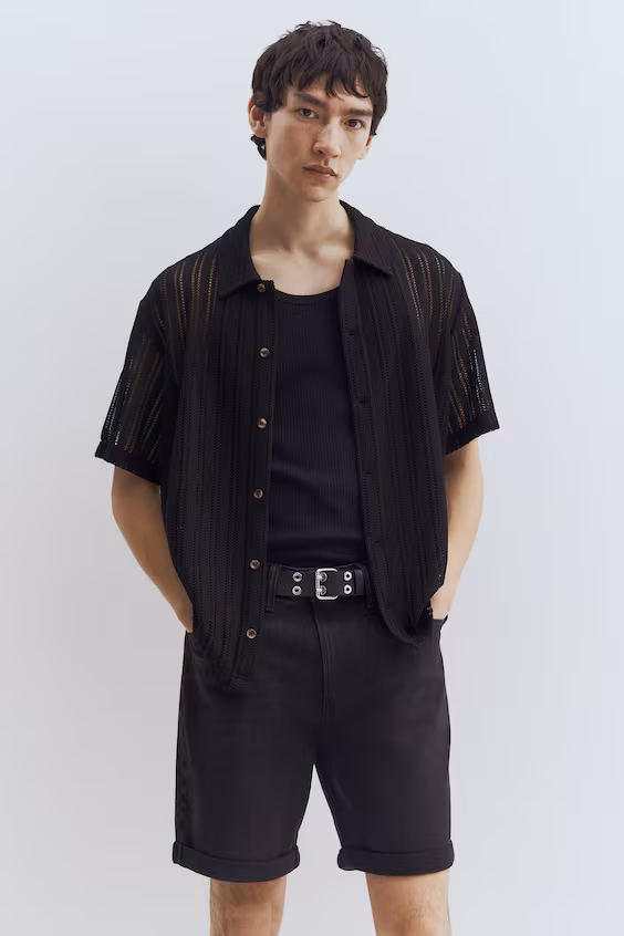 Джинсовые шорты slim