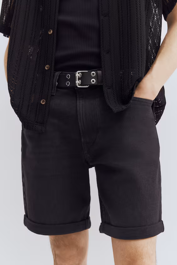 Джинсовые шорты slim