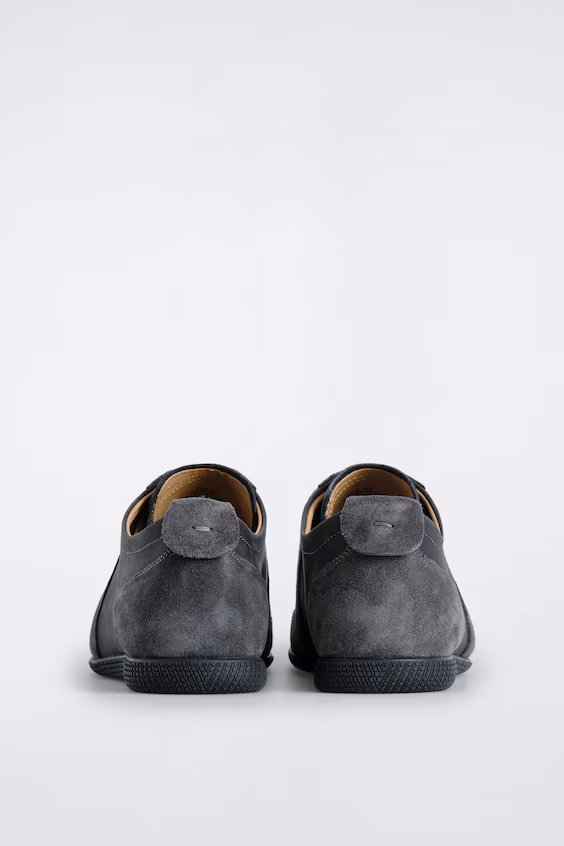 Кроссовки из замши и замши