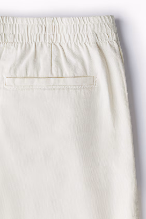 Шорты из смеси льна regular fit