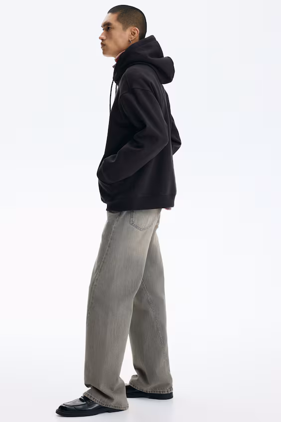 Толстовка с капюшоном в принт regular fit