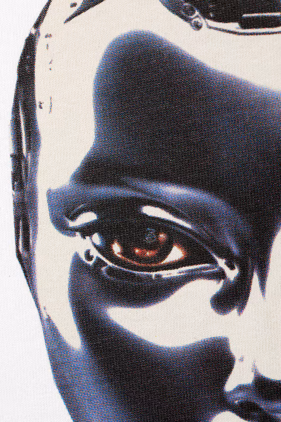 Футболка boxy с графическим принтом