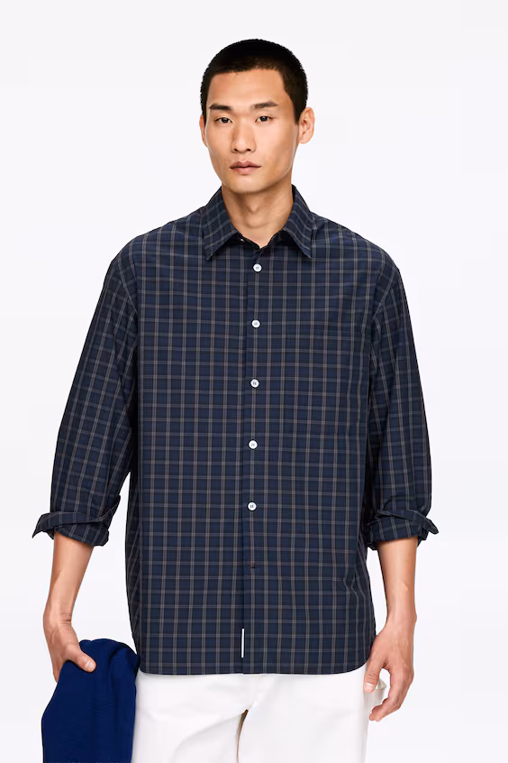 Рубашка из поплина oversized