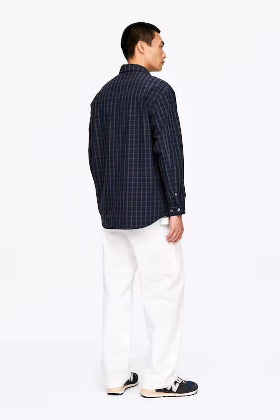 Рубашка из поплина oversized