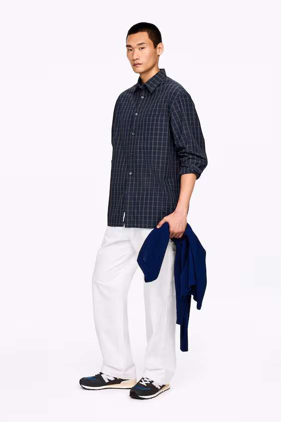 Рубашка из поплина oversized